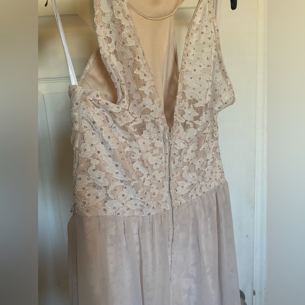 CREAM ROMPER DRESS - Picture 4 of 11